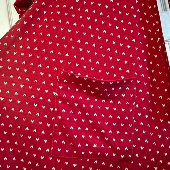 LulaRoe Red & White Cardigan with Pockets - Picture 6 of 7